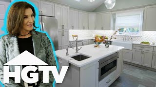 Hilary Farr Transforms An Outdated Kitchen Into A Luminous Space | Tough Love With Hilary Farr
