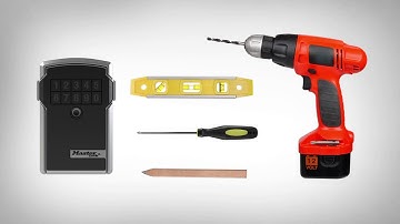 Bluetooth Lock Box -  How to Install a Wall Mount Lock Box