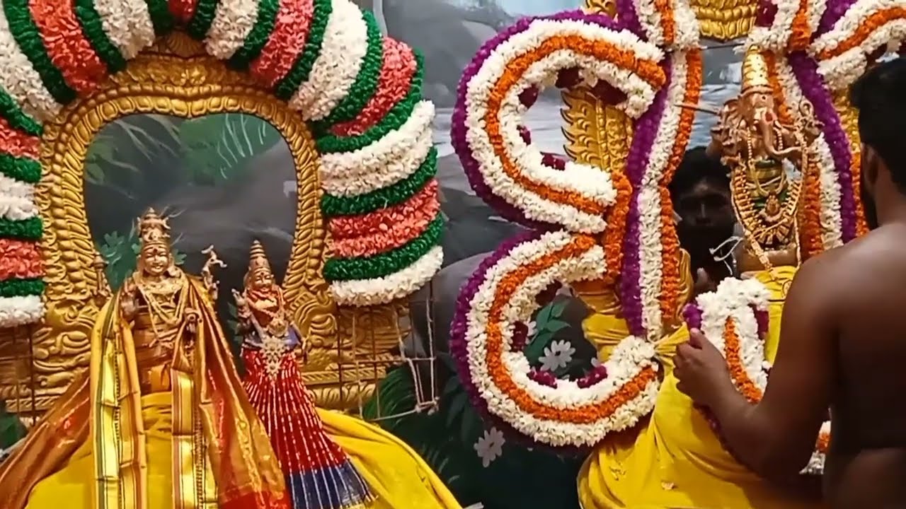 ஸ்ரீ காளிகாமடு கற்பக (சப்பறம் மற்றும் பூமாலை வேலைப்பாடுகள் யாழ்ப்பாணம்,கண்டியில் இருந்து) #koravali