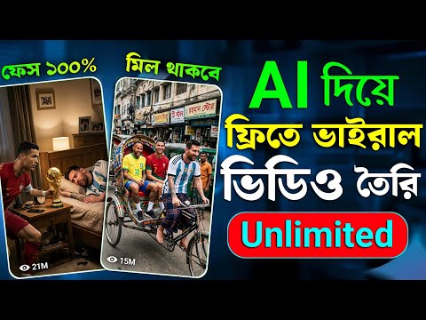 ফেস ১০০% মিল রেখে ভিডিও তৈরি | Ai Video Generator Tutorial 2026