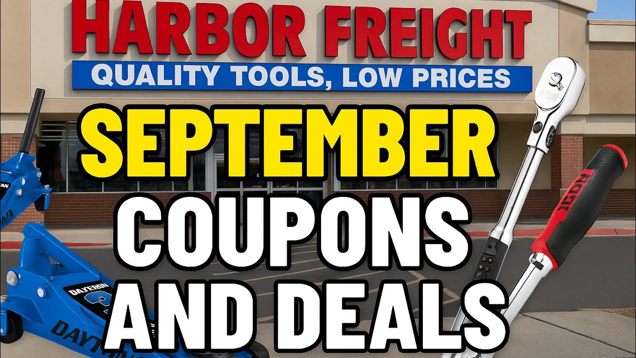 Harbor Freight’s BEST SEPTEMBER DEALS Right Now! (And What to AVOID Buying!)