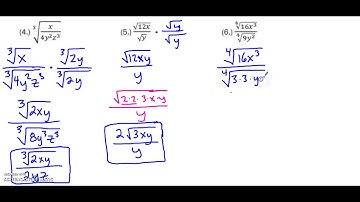 Rationalizing Denominators Practice Problems Video 2