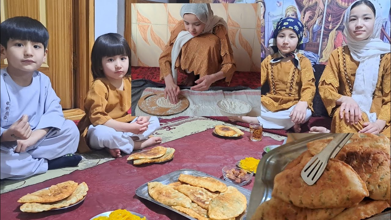 Cooking bolani🌮 on the nights of the holy month of Ramadan✨️