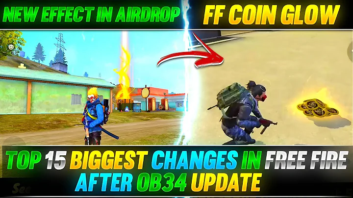 TOP 15 BIGGEST CHANGES 😱 IN FREE FIRE AFTER OB34 UPDATE | FREE FIRE NEW OB34 UPDATE | FREE FIRE MAX