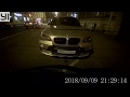 YI Mirror Dash Camera. Съемка ночью через тонировку 15%.