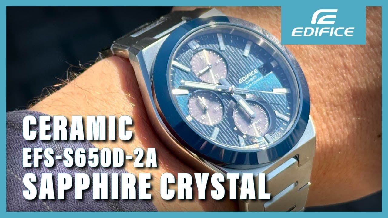 Unboxing The New Casio Edifice EFS-S650D-2A Ceramic, Sapphire & Solar