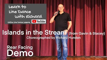 FREESTYLE / REAR FACING DEMO BEGINNER LINE DANCE - 191 - Islands in the Stream (from Gavin & Stacey)