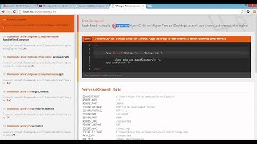 laravel 4 model loop   @foreach categories names