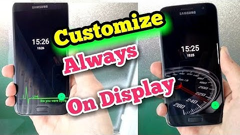 Customize Always On Display | Galaxy S8 | S7 | A5 | A7