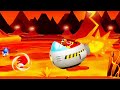 Sonic Runners Adventure - Gameplay Walkthrough Part 3 - Lava Mountain, Boss