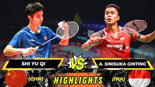 Badminton Shi Yu Qi vs Anthony Sinisuka Ginting Men's Singles