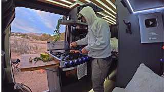 Cooking Filet Mignon In The Van | Camping In Sedona