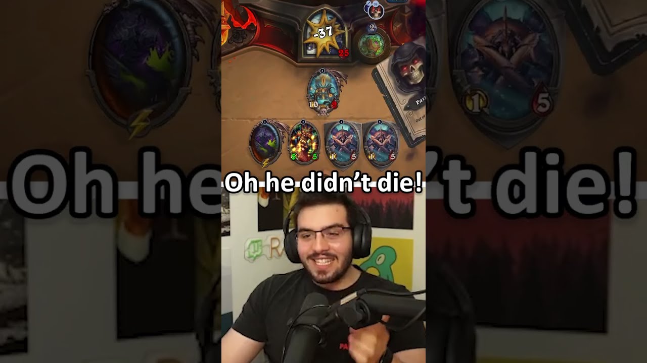 This New Hearthstone Card Made My Opponent Draw 12 Cards A Turn
