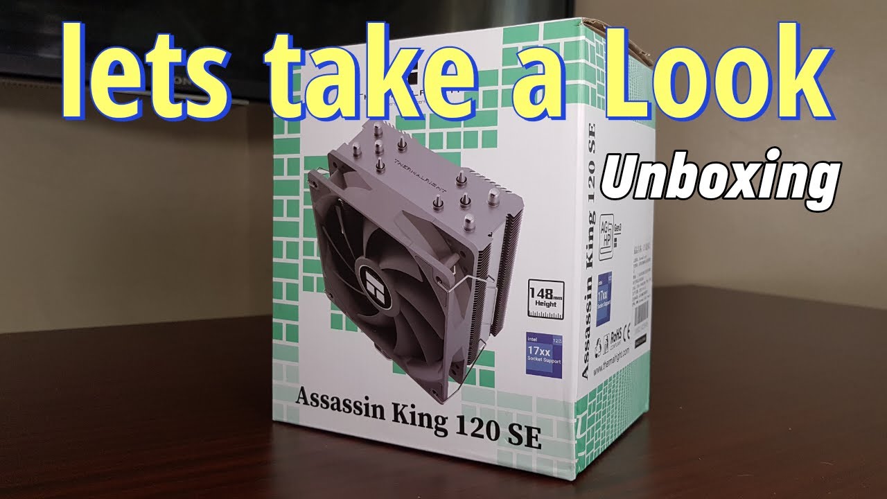 Assassin King 120 SE aircooler From Thermalright Unboxing 