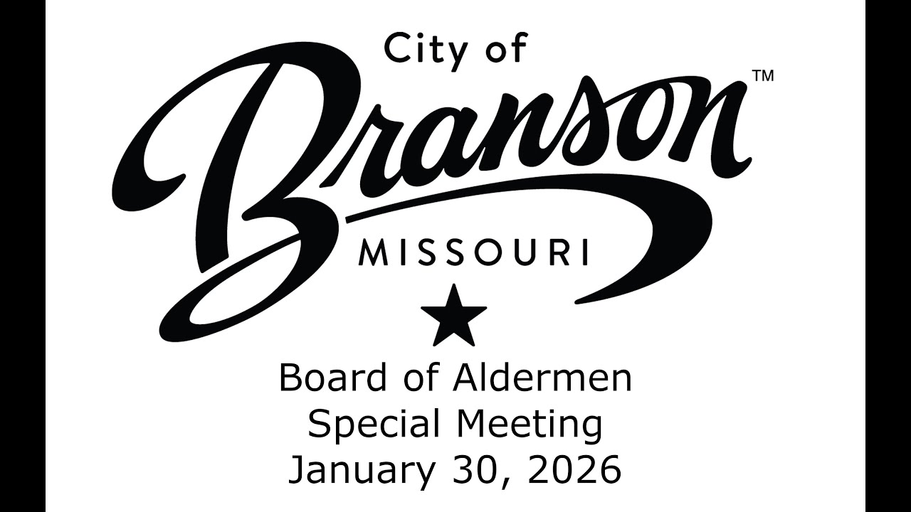 Board of Aldermen - Special Meeting - 1/30/26