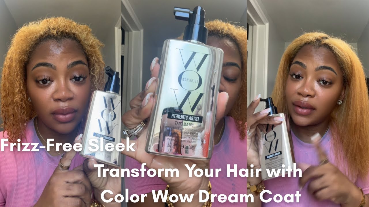 Blowout with Color Wow on Blonde Natural Hair | Real Results + Tips
