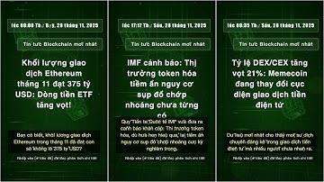 Tin tức Blockchain: lúc 18:27 Chủ Nhật, 30 tháng 11, 2025 #QixNewsCrypto