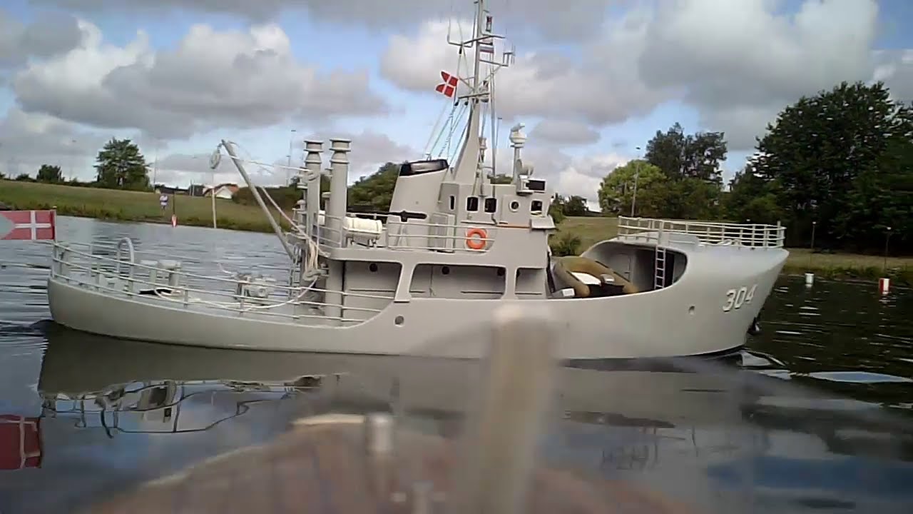 y 304 thurø - scratch built scale model rc boat - youtube