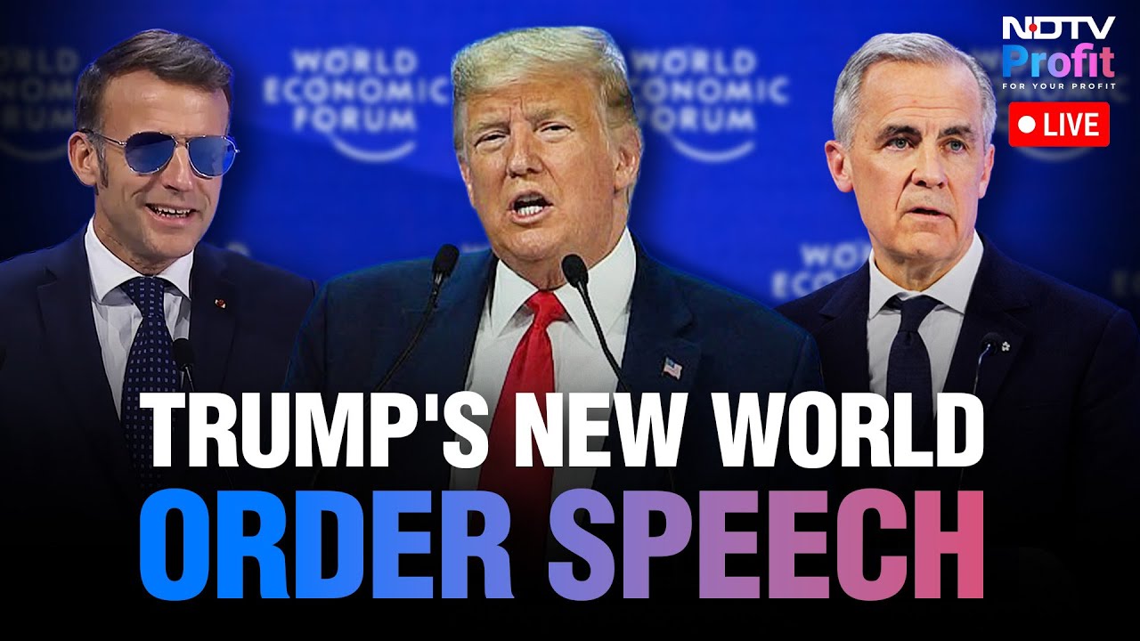 Donald Trump LIVE Speech At World Economic Forum 2026 In Davos | Trump ...
