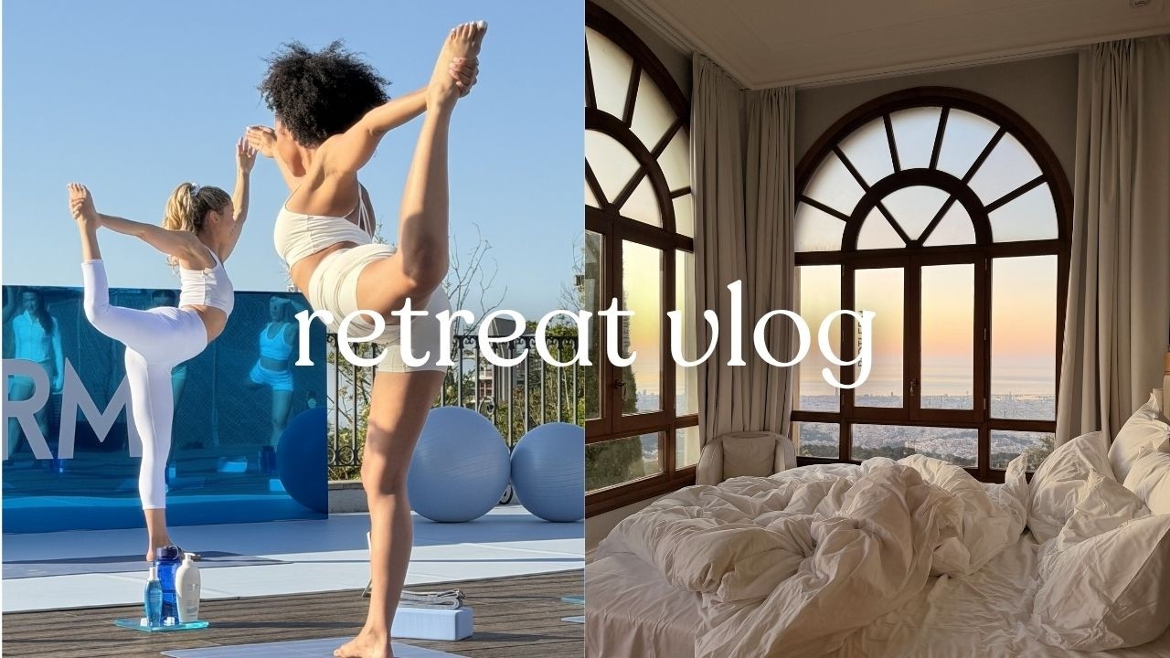 come with me to a yoga retreat in Barcelona 🩵