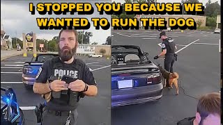Cop Lies About Traffic Stop Just To Use The K9 To Fish