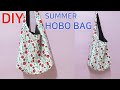 DIY Summer hobo bag/Hobo bag tutorial/여름 호보백만들기/가볍고 예쁜 여름가방 만들기[jsdaily]