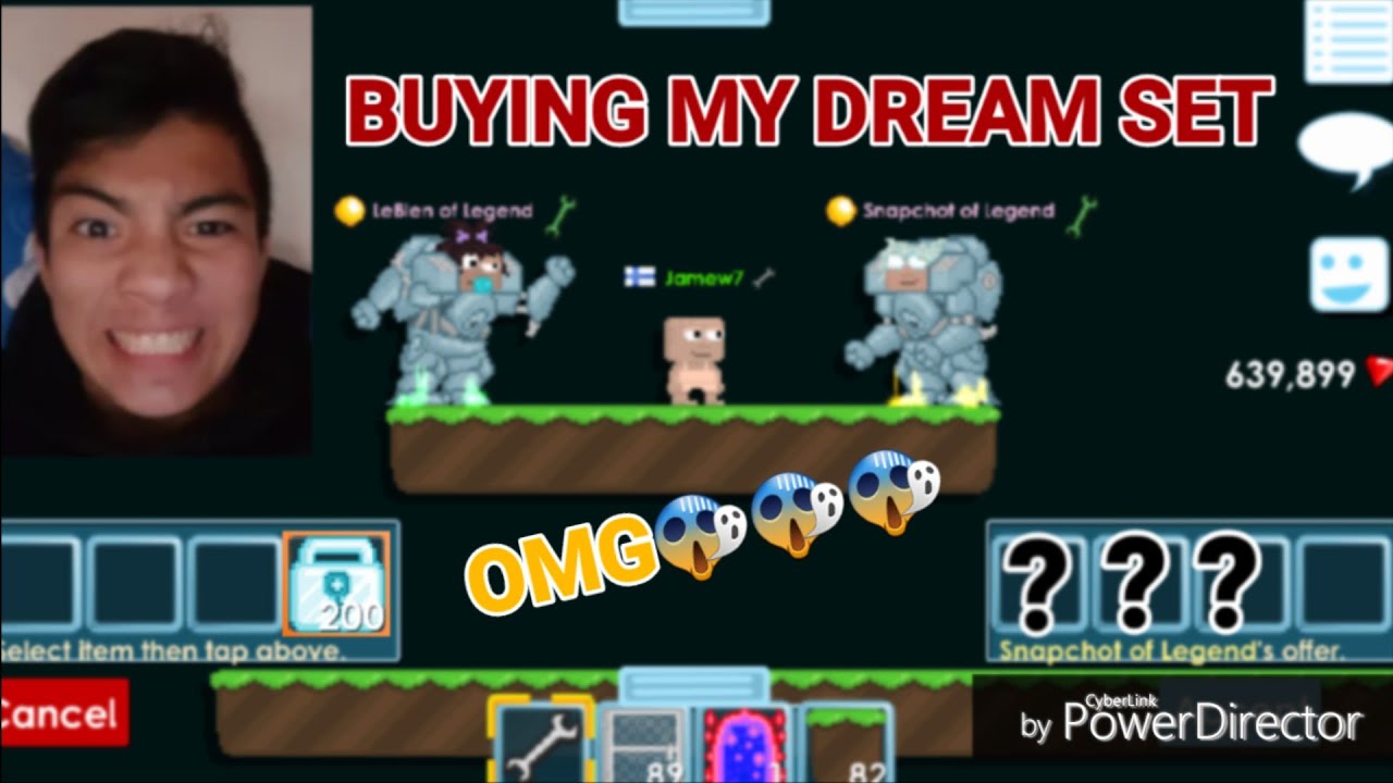 Buying My Dream Set! OMG + My New Set! - Growtopia