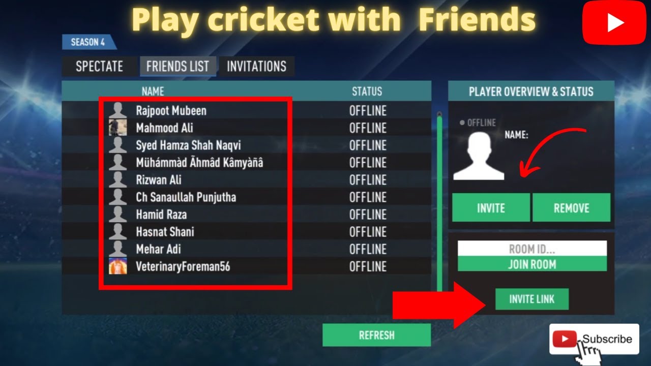 How To Play Multiplayer With Friends In Real Cricket 20 - YouTube