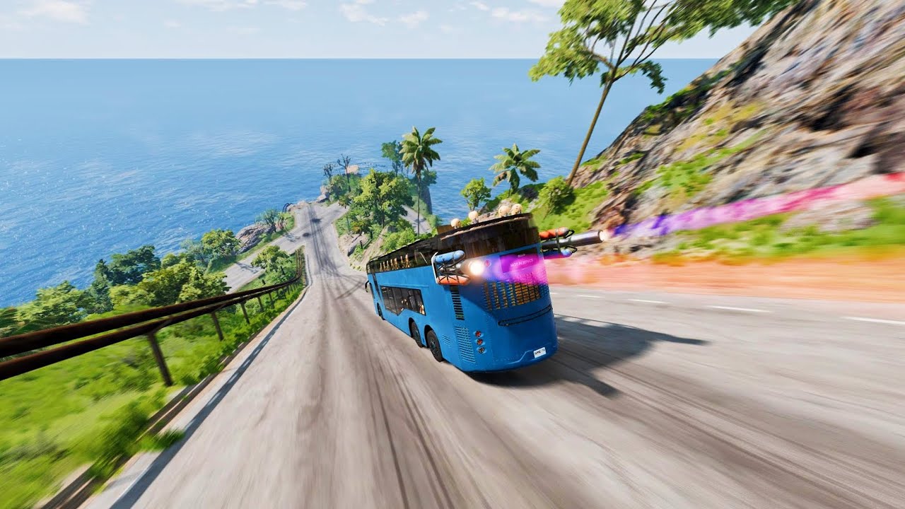 Brave car, enjoy diving first - BeamNG Drive