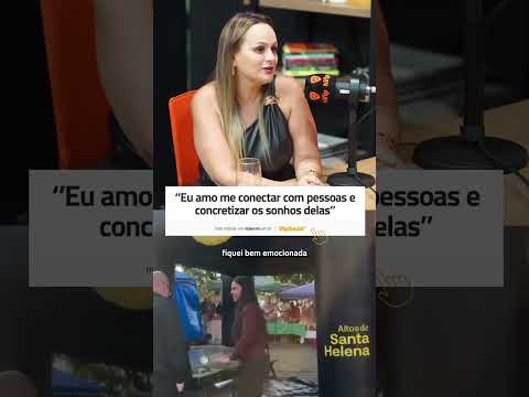 “Eu realizo sonhos e também vejo os meus se tornarem realidade." | Elainë Machado no Podcast VIP