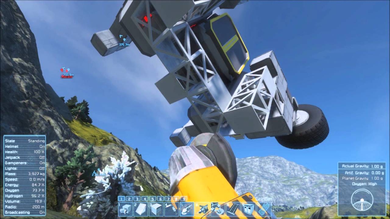 Space Engineers Piston Bug - YouTube