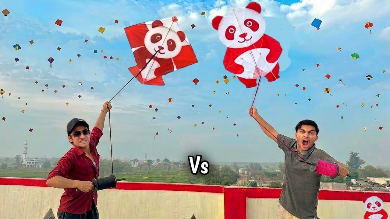 New Unique Red Penda Kite Flying & Make Kite At Home 