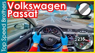VW Passat B8 2.0TDI DSG 150ps (2019) AUTOBAHN POV TOP SPEED 🚀