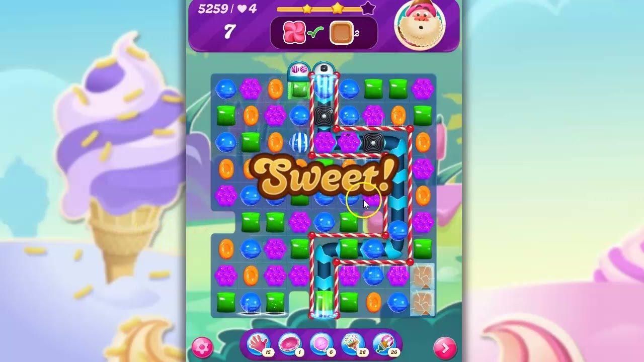 Candy Crush Level 5259 Talkthrough, 30 Moves 0 Boosters - YouTube