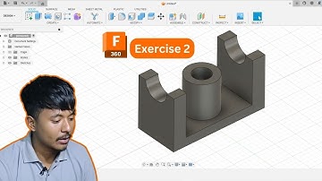 Fuion 360 Exercise 2 | Basic Tutorial of 3d Modeling | RoRa Forge