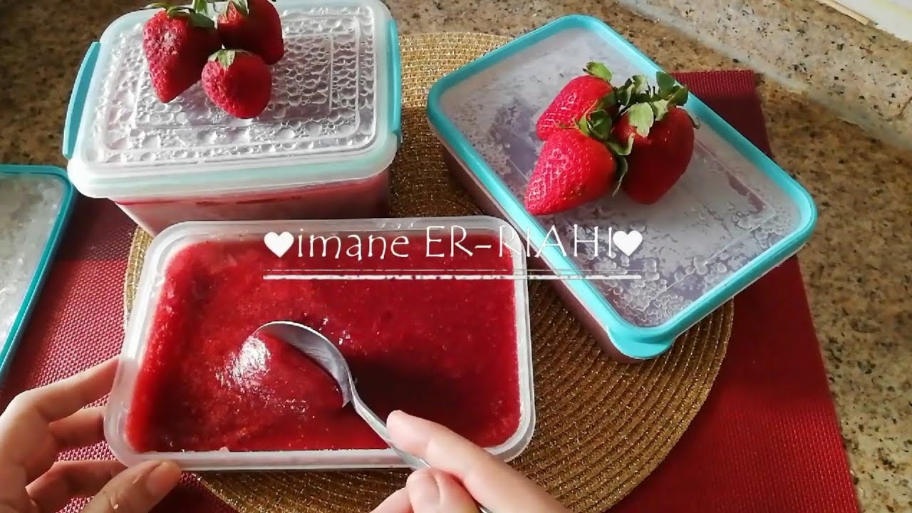 مركز الفريز 🍓( الفراولة) 🍓بطريقة سهلة و مبسطة مع أسرار نجاحه👌و طريقة تخزينه في المجمد