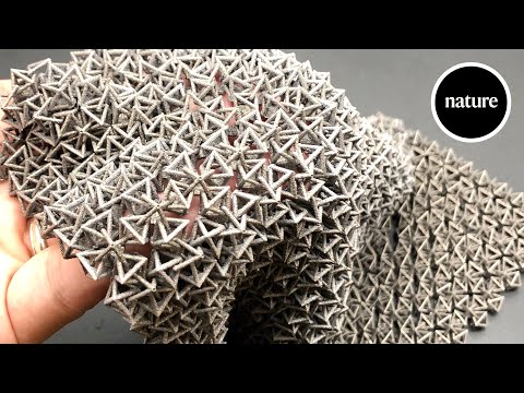 The smart chain mail fabric that can stiffen on demand