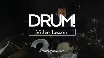 Drum Lesson: Four-Note Grouping Manipulation (Limb Calibration 2)