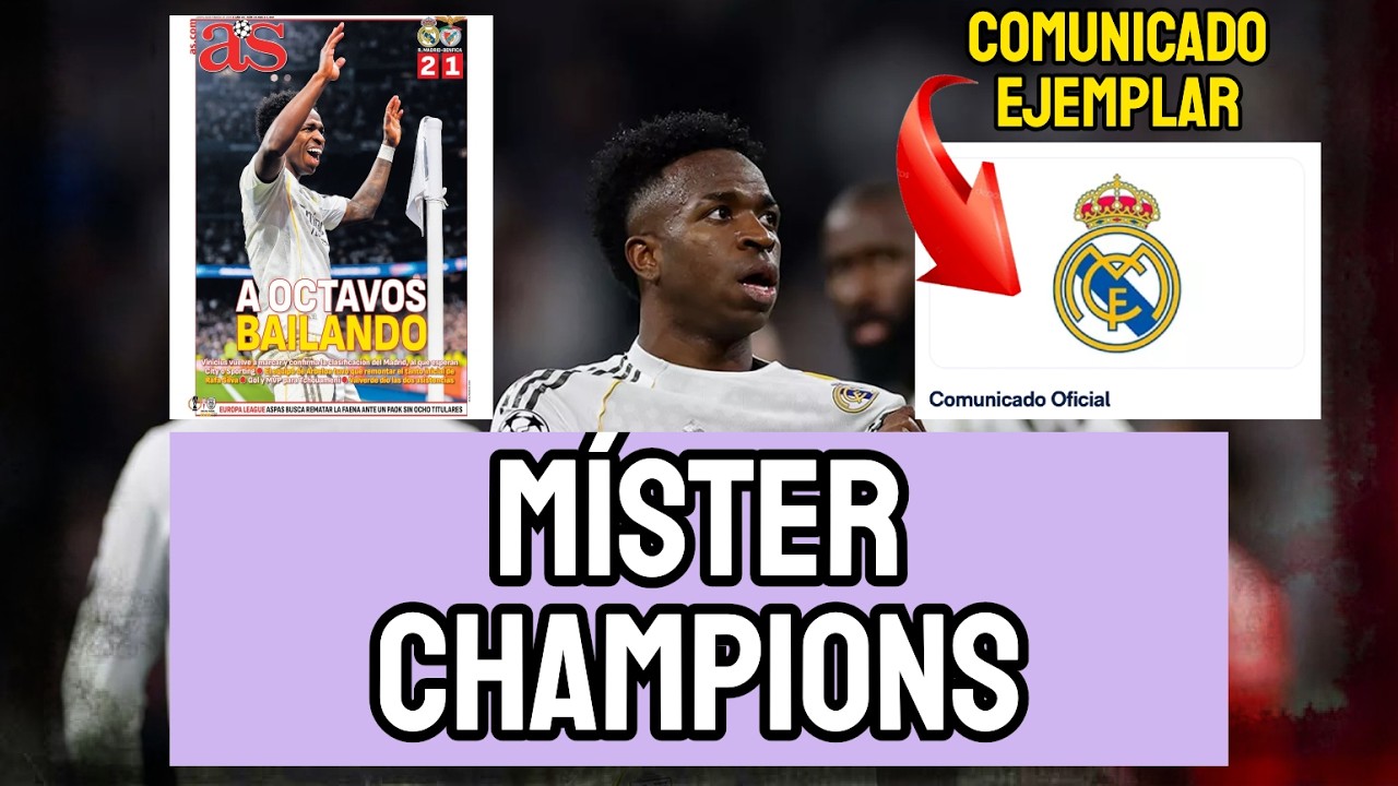 LA PRENSA SE RINDE A VINICIUS | DURÍSIMO COMUNICADO DEL REAL MADRID | CASILLAS SE MOFA DE ARBELOA