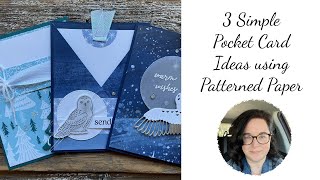 3 Simple Pocket Card Ideas