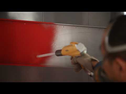 Powder coating with