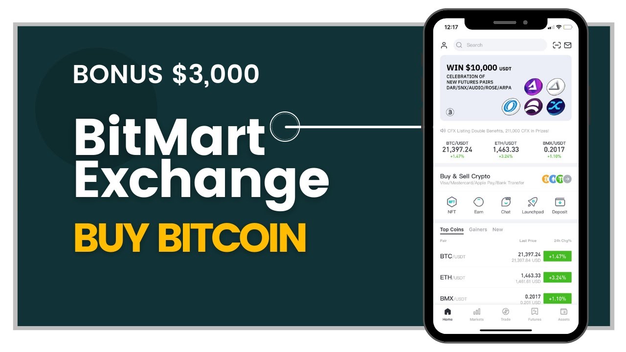 BitMart $3000 sign up crypto bonus｜Buy bitcoin on BitMart Exchange｜The most  trusted, safe Exchange