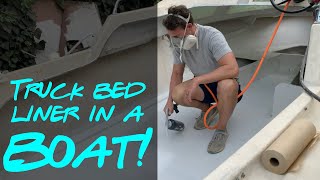 Truck Bed Liner in a Boat: Classic Boat Restoration - Episode 4