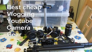 Budget camera gear for vlogging