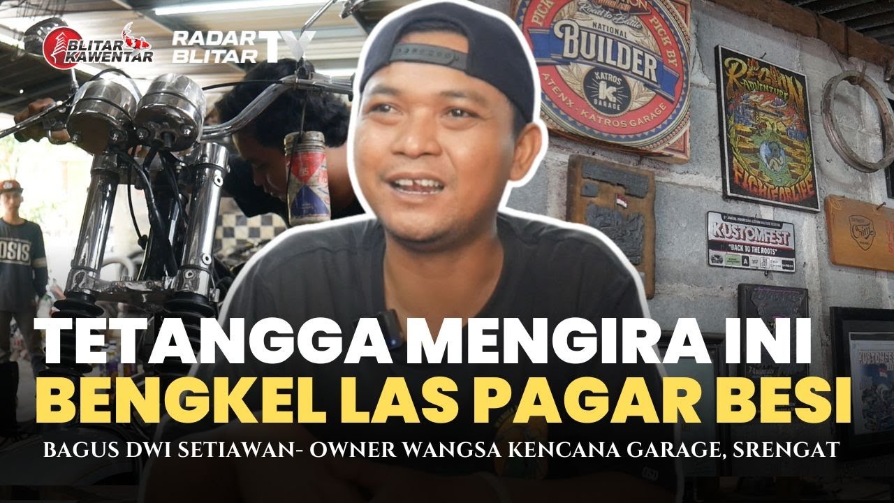 BENGKEL MOGE DI SRENGAT, BLITAR !!! CERITA OWNER WANGSA KENCANA GARAGE: DIKIRA JASA LAS PAGAR BESI