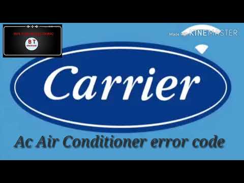 Carrier Air Conditioner error code E5 ម៉ាសុីនត្រជាក់ carrier error code E5