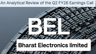 Q2FY26 BEL Concall Major Highlights 