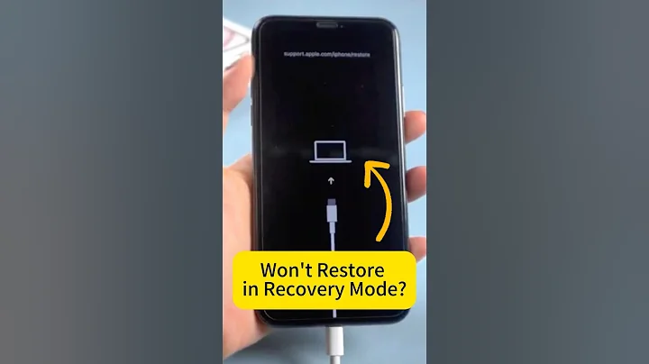 😢iPhone Won't Restore in Recovery Mode? FREE Fixes Here! #shorts