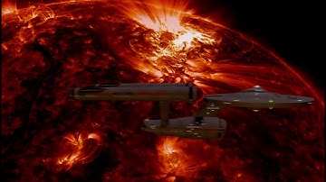 [Blender][Fanart] Star Trek Enterprise NCC-1701 model and recreated TV intro-ish