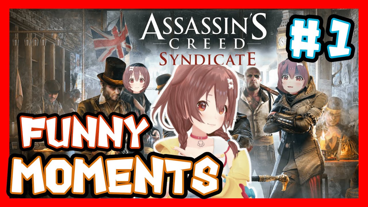 ASSASSIN'S CREED Funny Moments Inugami Korone【 hololive ▷ Eng sub】